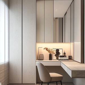 Customized Personalized Modern Solid Wood Cloth Wardrobe Closet Design Best Sale Almari Cabinet Cupboards for Foshan Wardrobe Factory